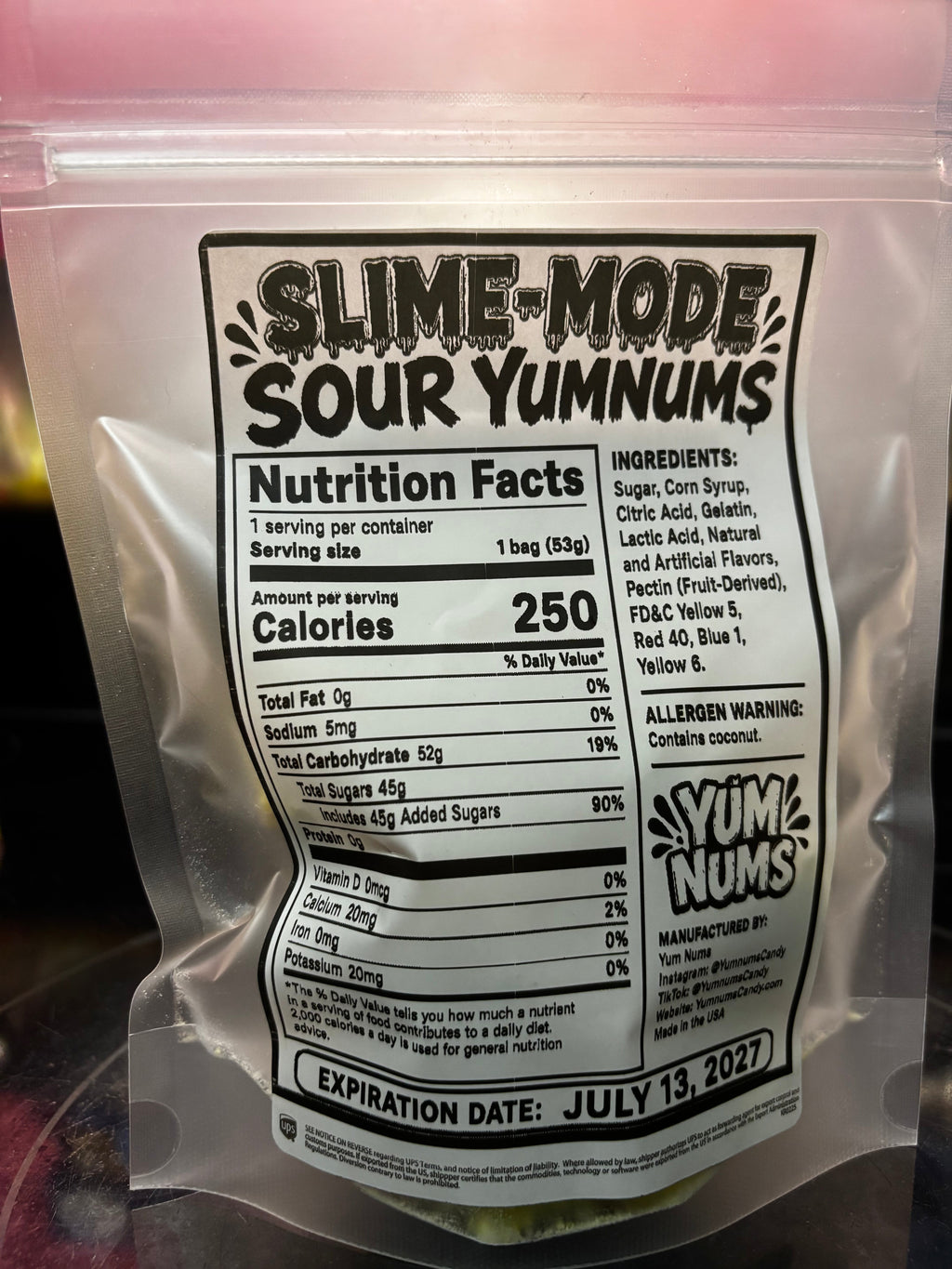 Green Apple Sour Freeze-Dried Candy